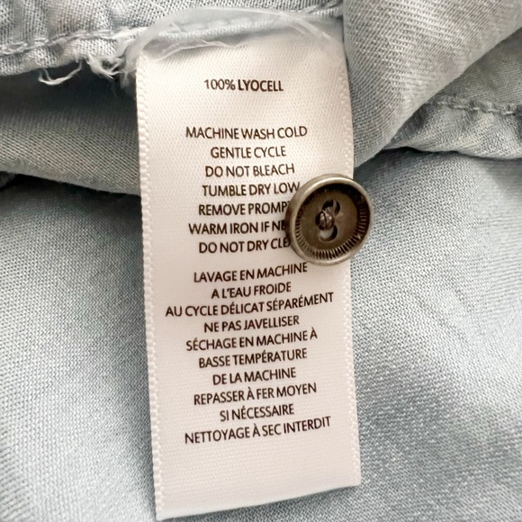 beachlunchlounge sleeveless button down - Picture 7 of 9